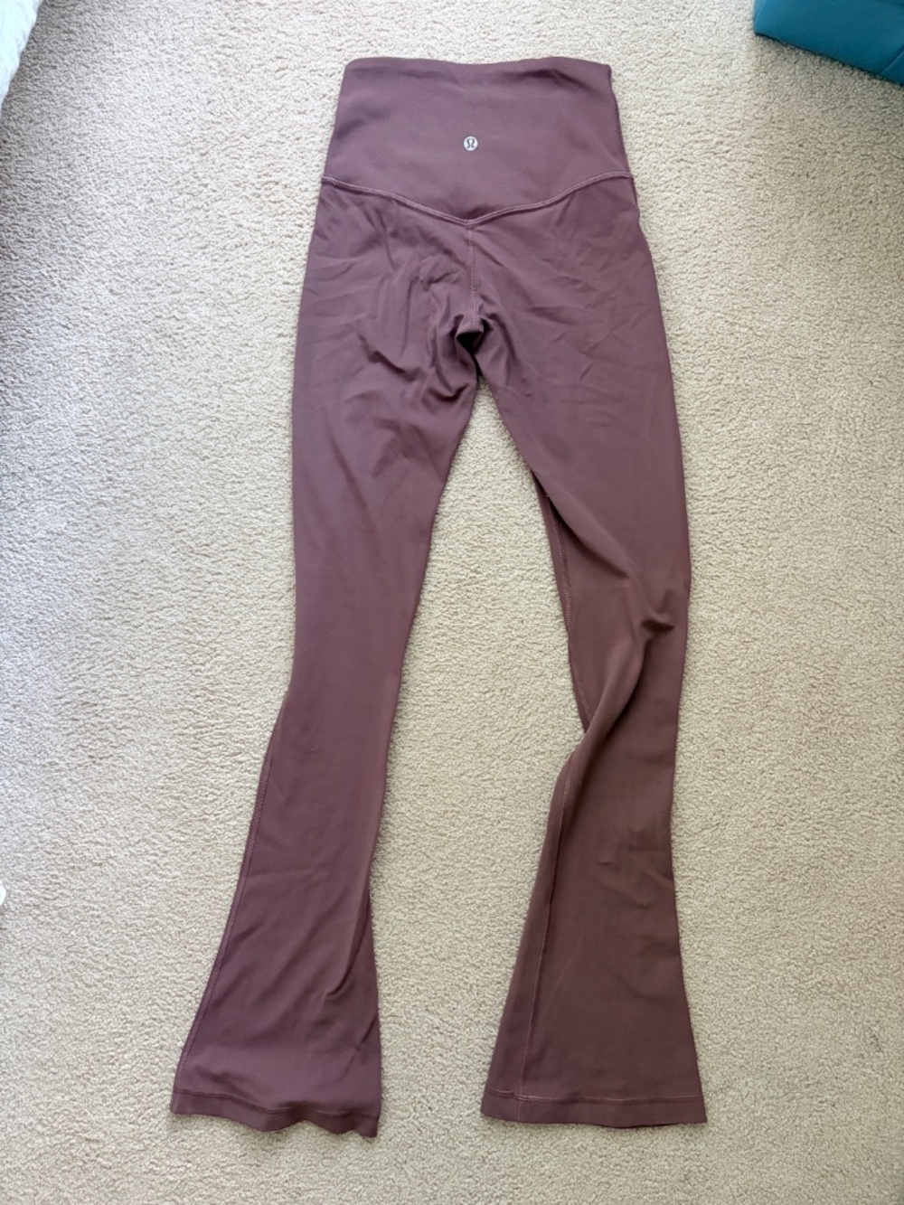 Lululemon size 2 Groover super high rose flared pant legging